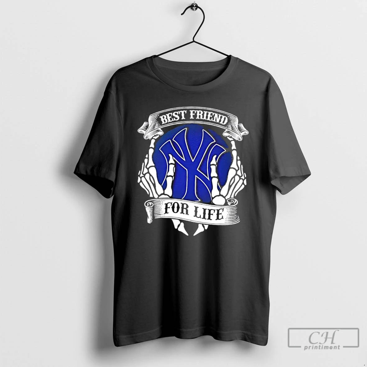 Premium New York Yankees Baseball Best Friend For Life Hands Bones - clothing by TeeHivey.com