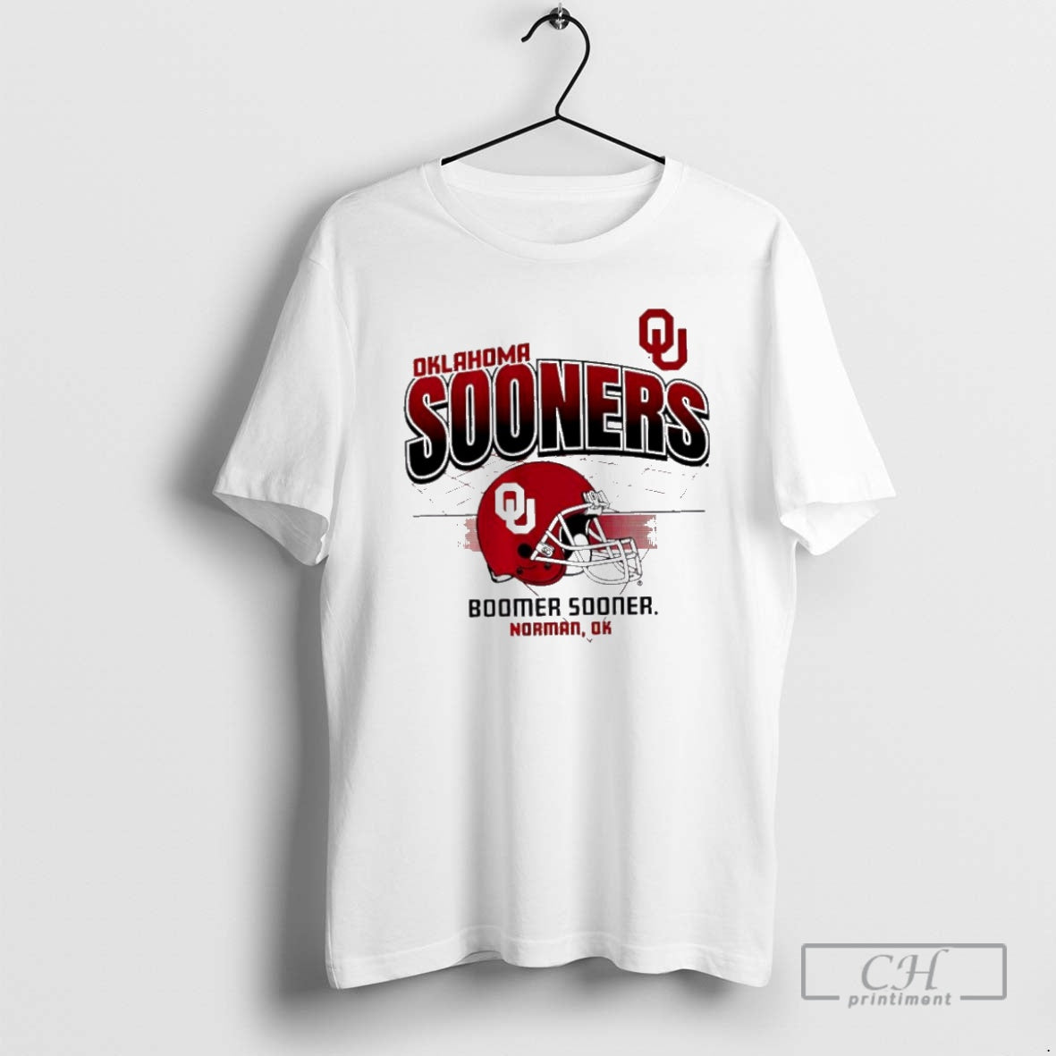 Premium Oklahoma Sooners Helmet Grid Football Shirt Sweater - clothing by TeeHivey.com