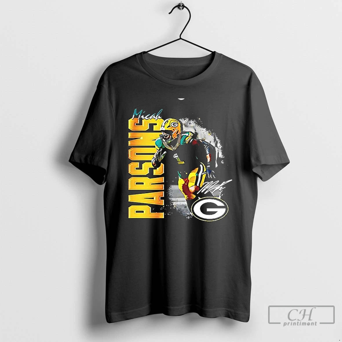 Premium Parsons Momentum Green Bay Packers Big And Tall 1 Classic T Shirts - clothing by TeeHivey.com