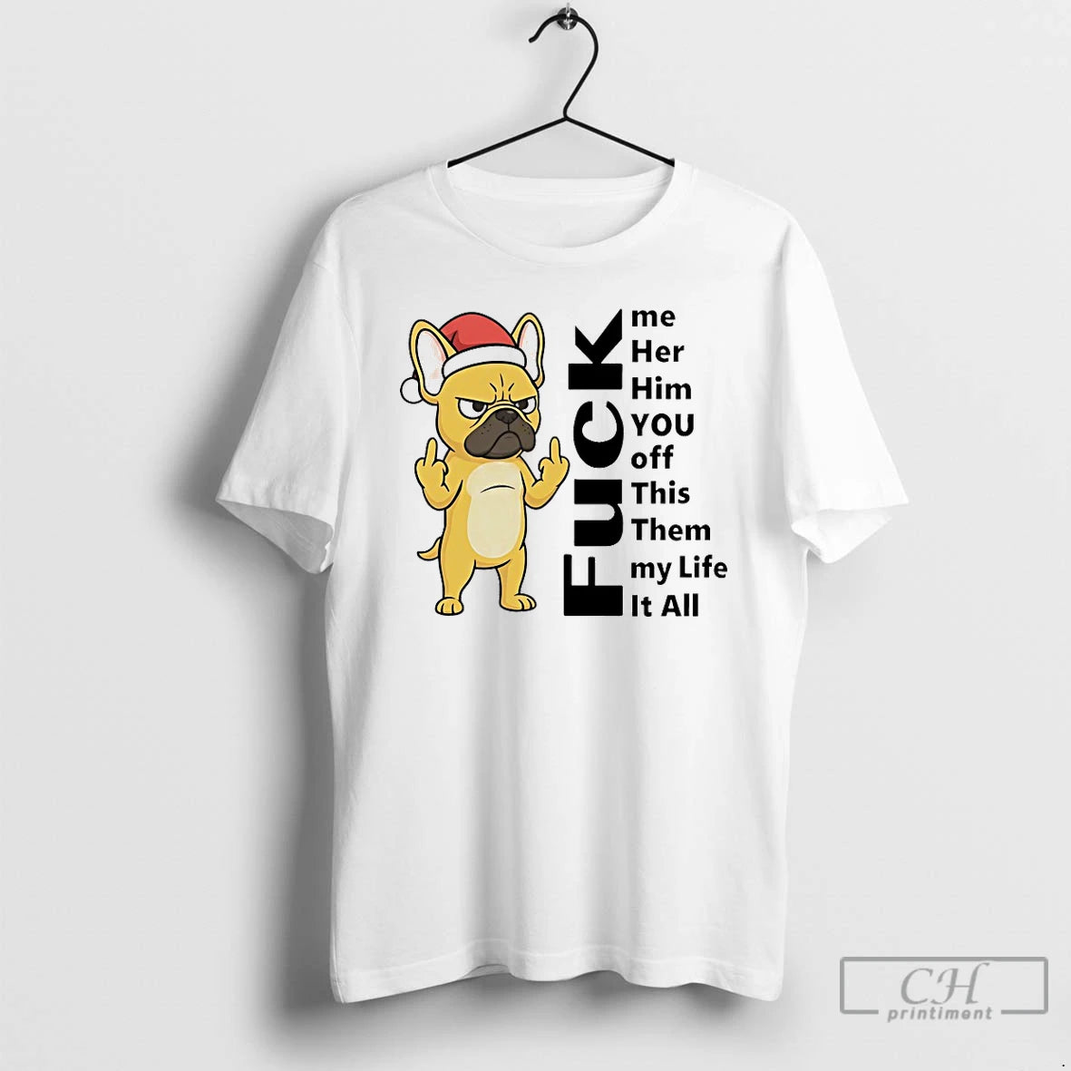 Premium Pitbull Fuck Me Her Him You Off This Them My Life It All Christmas - clothing by TeeHivey.com