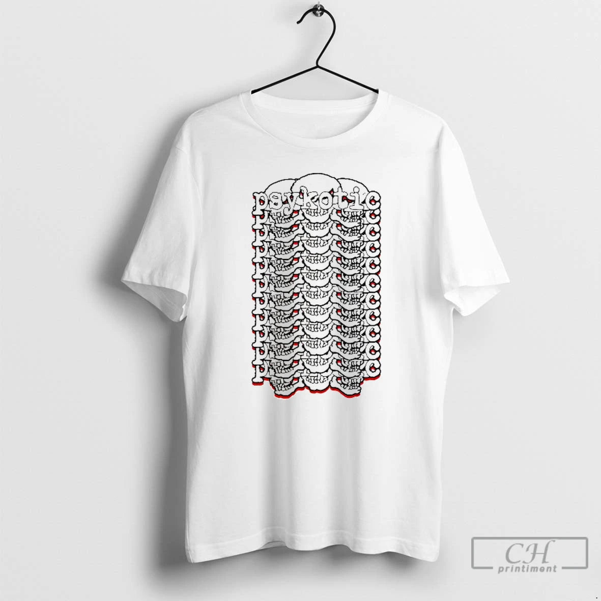Premium Psykotic Skull Logo T Shirts - clothing by TeeHivey.com