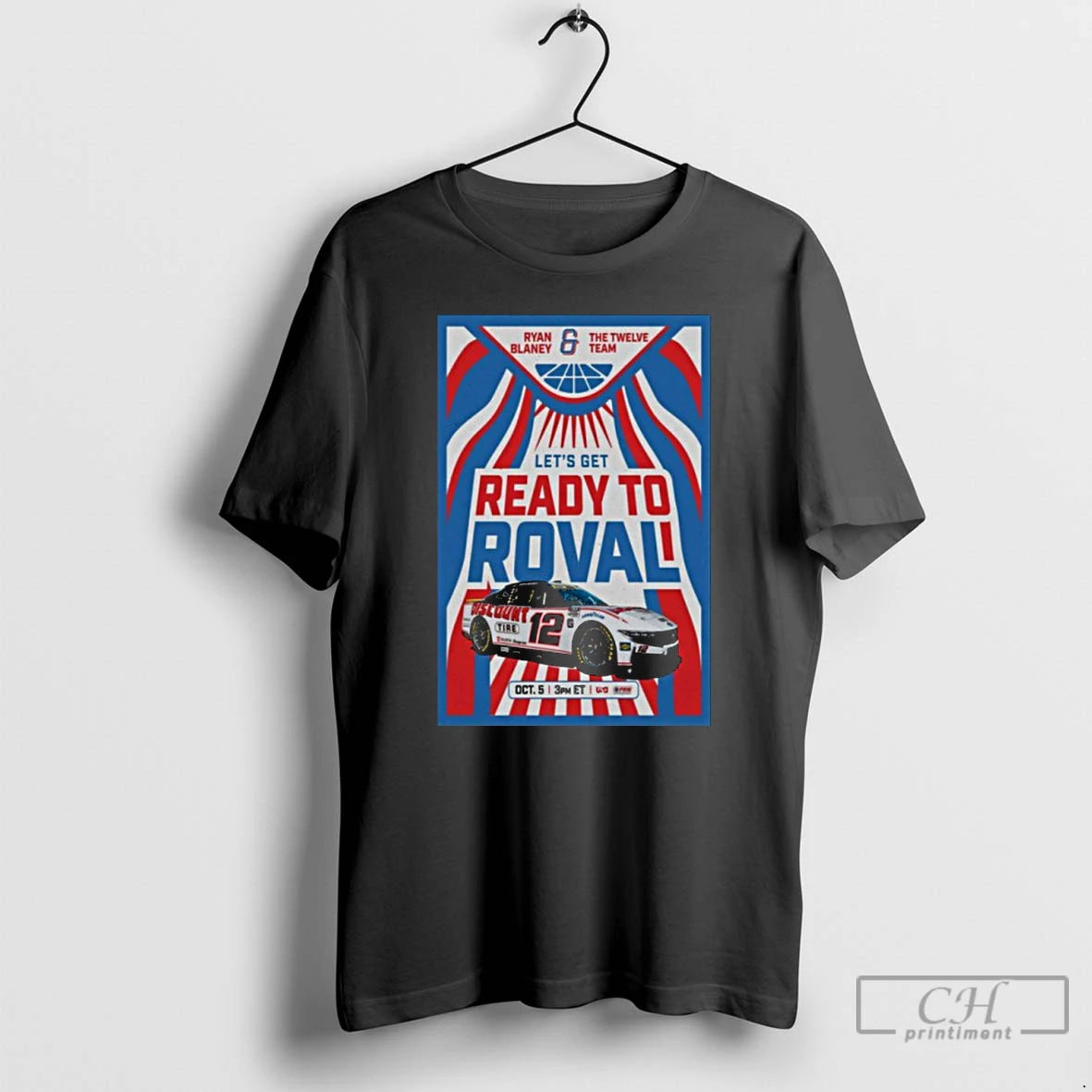 Premium Ryan Blaney Roval 2025 T Shirts - clothing by TeeHivey.com