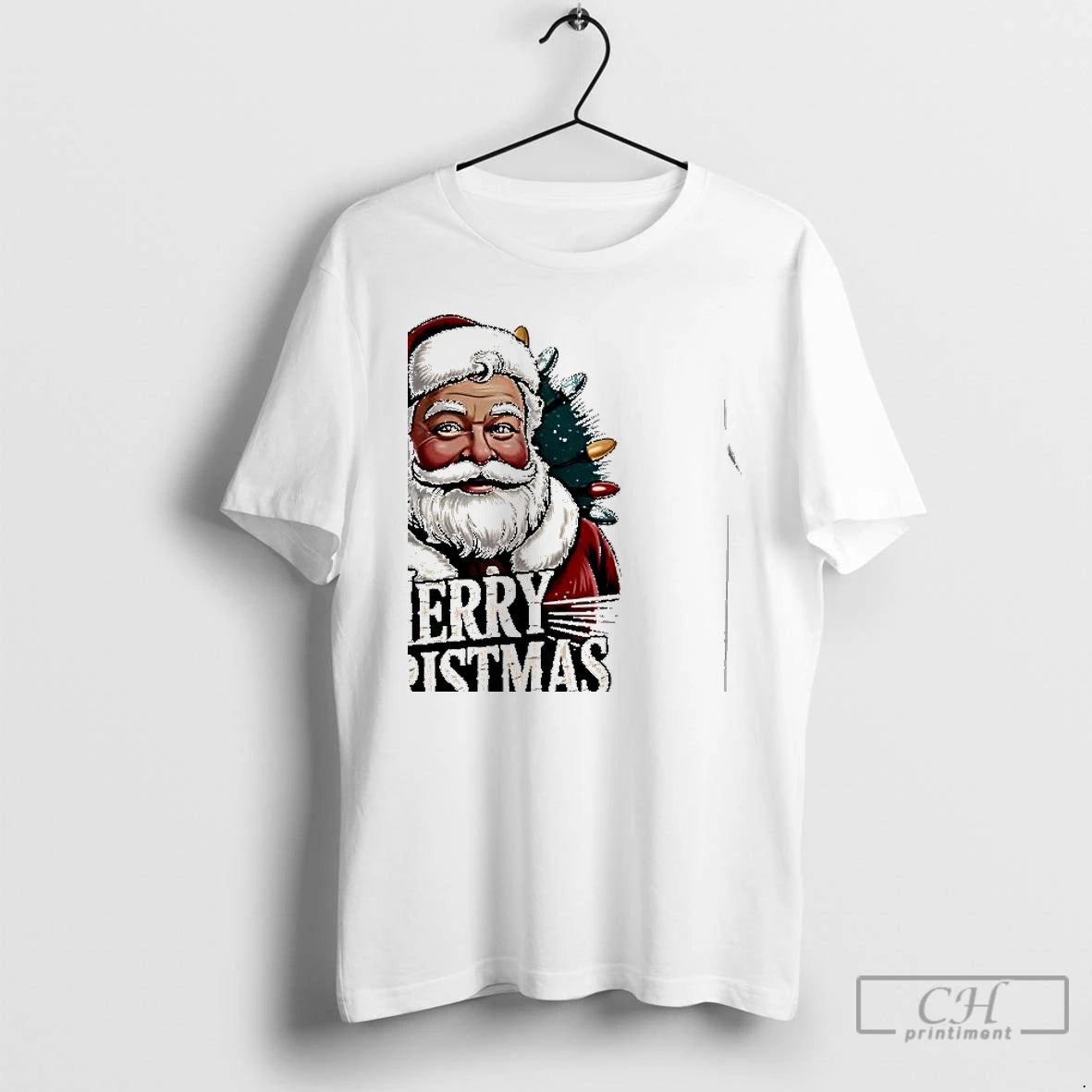 Premium Santa Claus Funny Merry Christmas Lights - clothing by TeeHivey.com