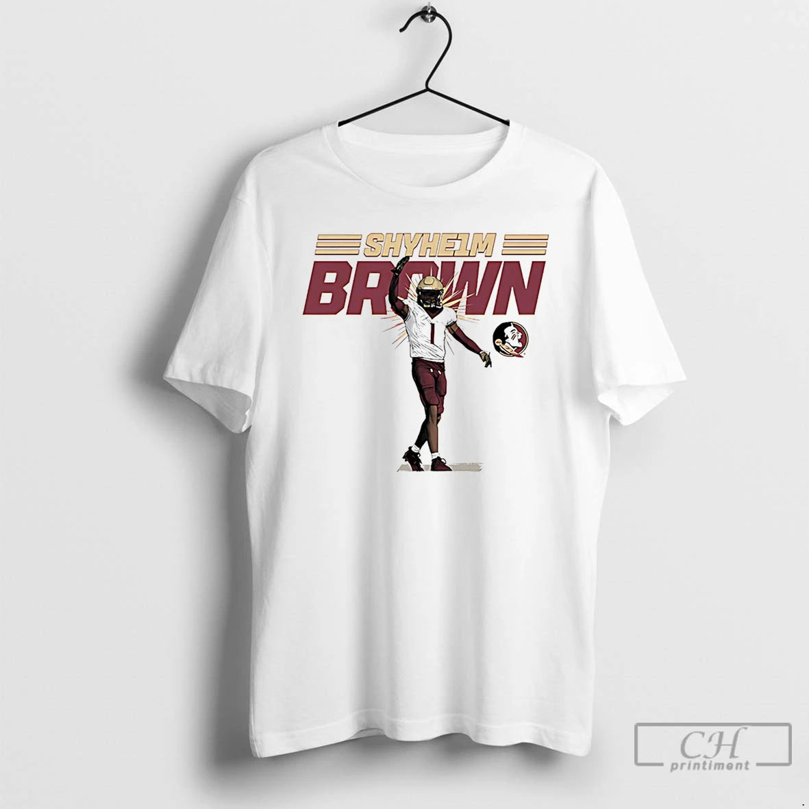 Shyheim Brown Fsu Football Ncaa Caricature - clothing by TeeHivey.com