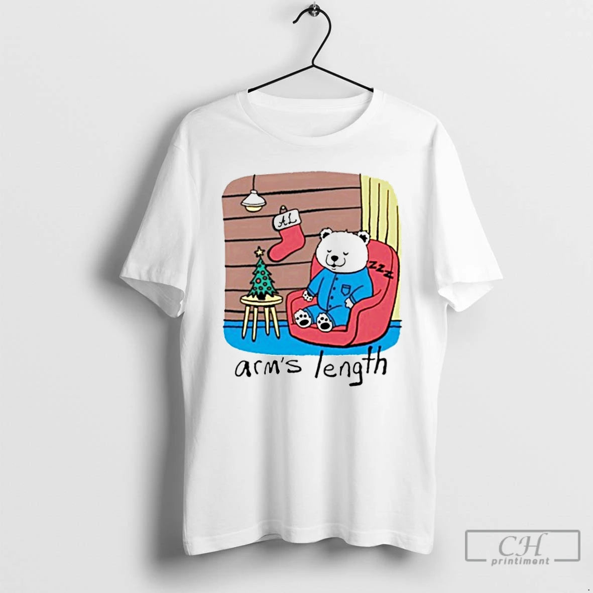 Premium Sleepy Polar Bear - clothing by TeeHivey.com