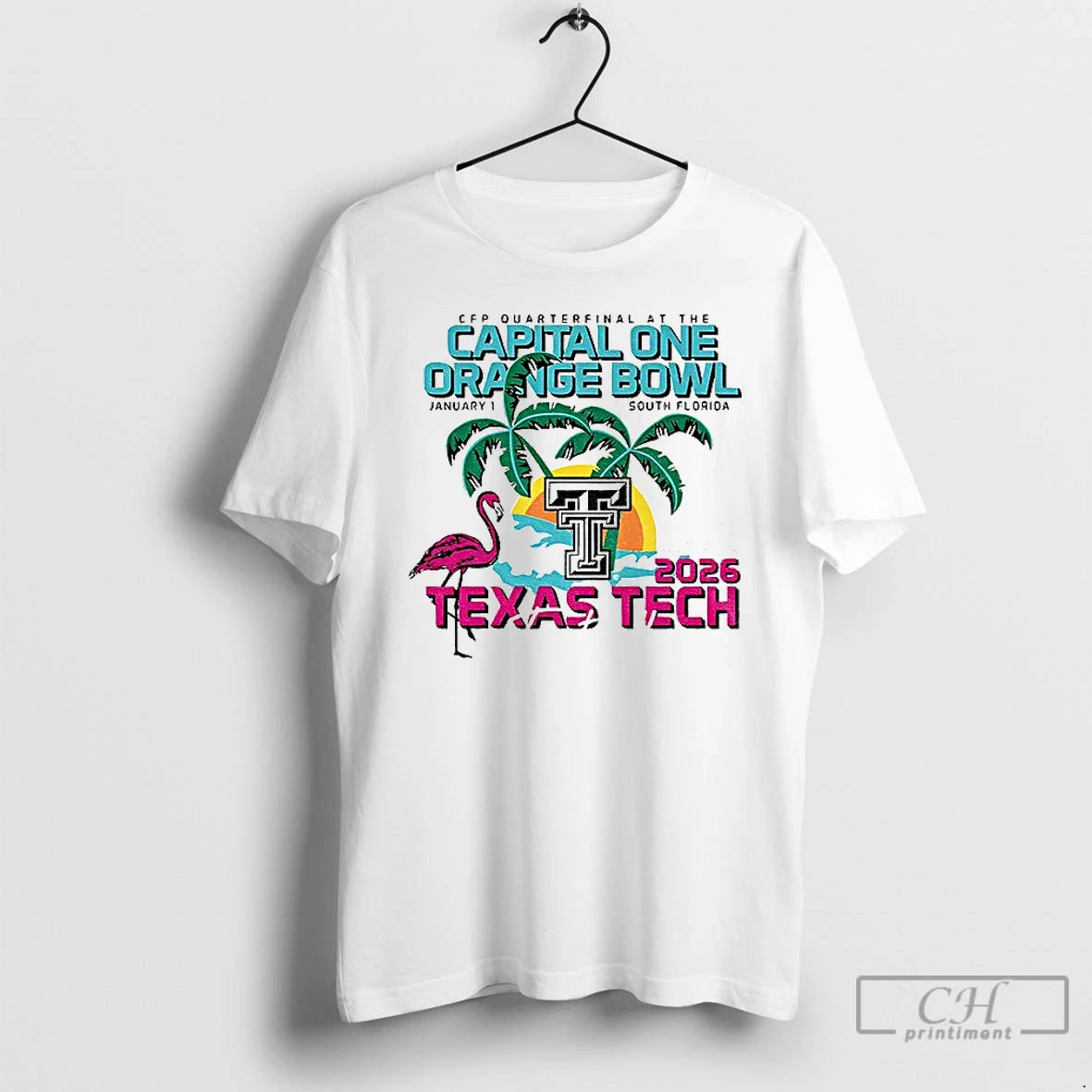 Premium Texas Tech Red Raiders Football 2026 Cfp Quarterfinal At The Capital One Orange Bowl - clothing by TeeHivey.com