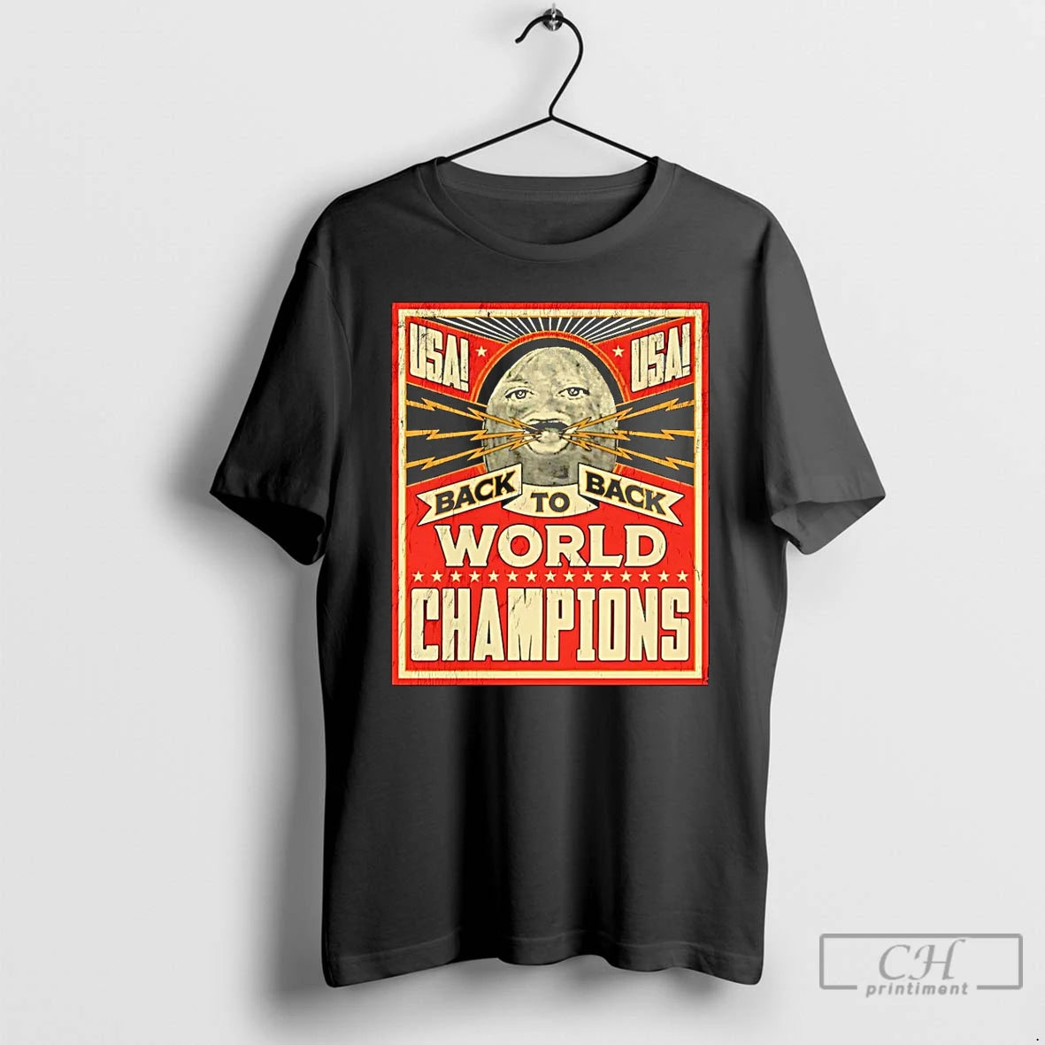 Premium The Burnt Peanut Usa Back To Back World Champions - clothing by TeeHivey.com