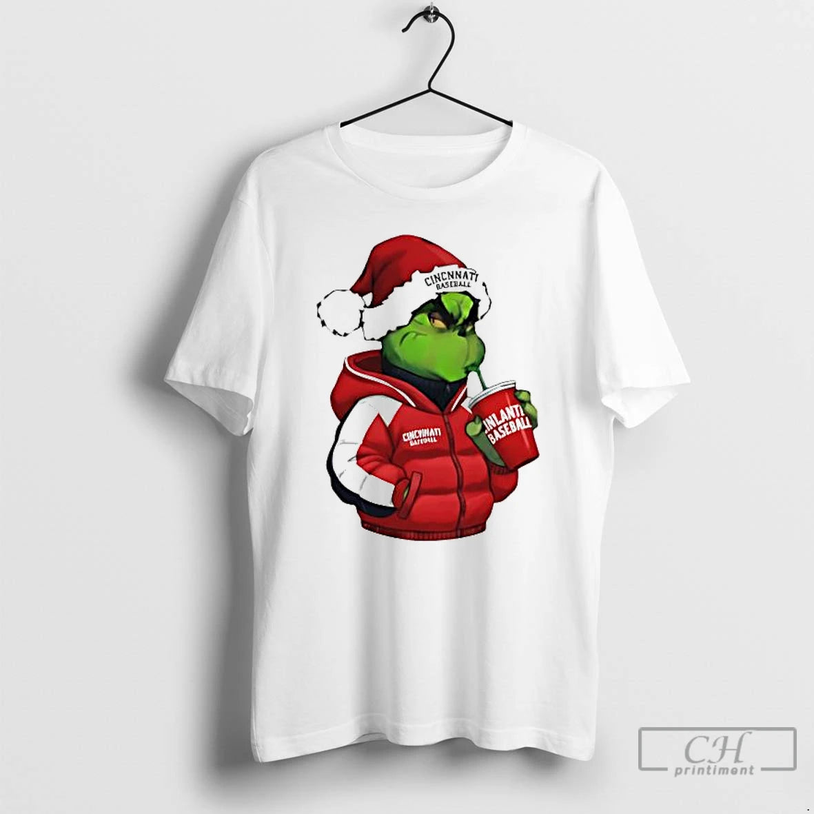 Premium The Grinch Cincinnati Reds Baseball Trends Stylish - clothing by TeeHivey.com