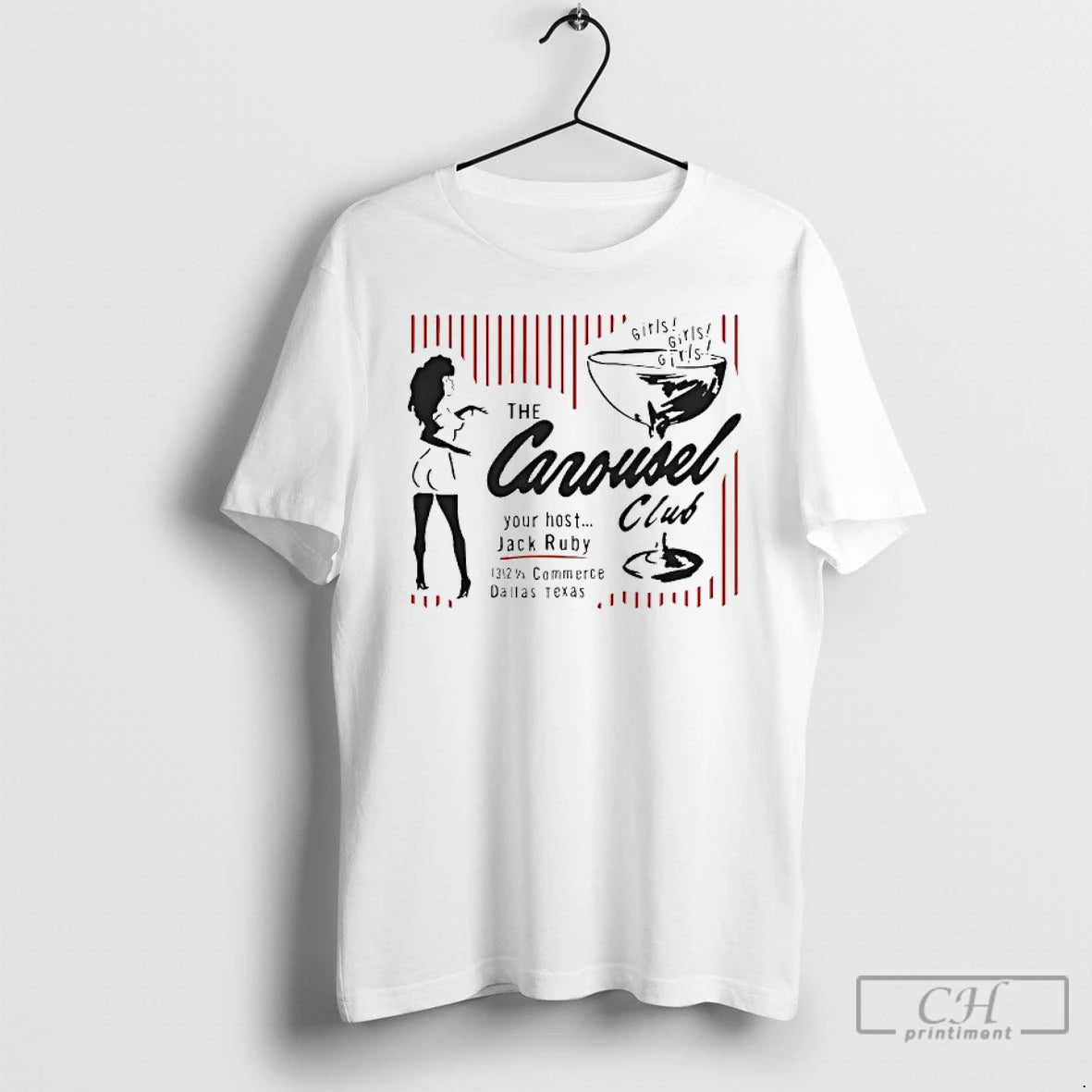 Premium The Carousel Club Your Host Jack Ruby Commerce Dallas Texas T Shirts - clothing by TeeHivey.com