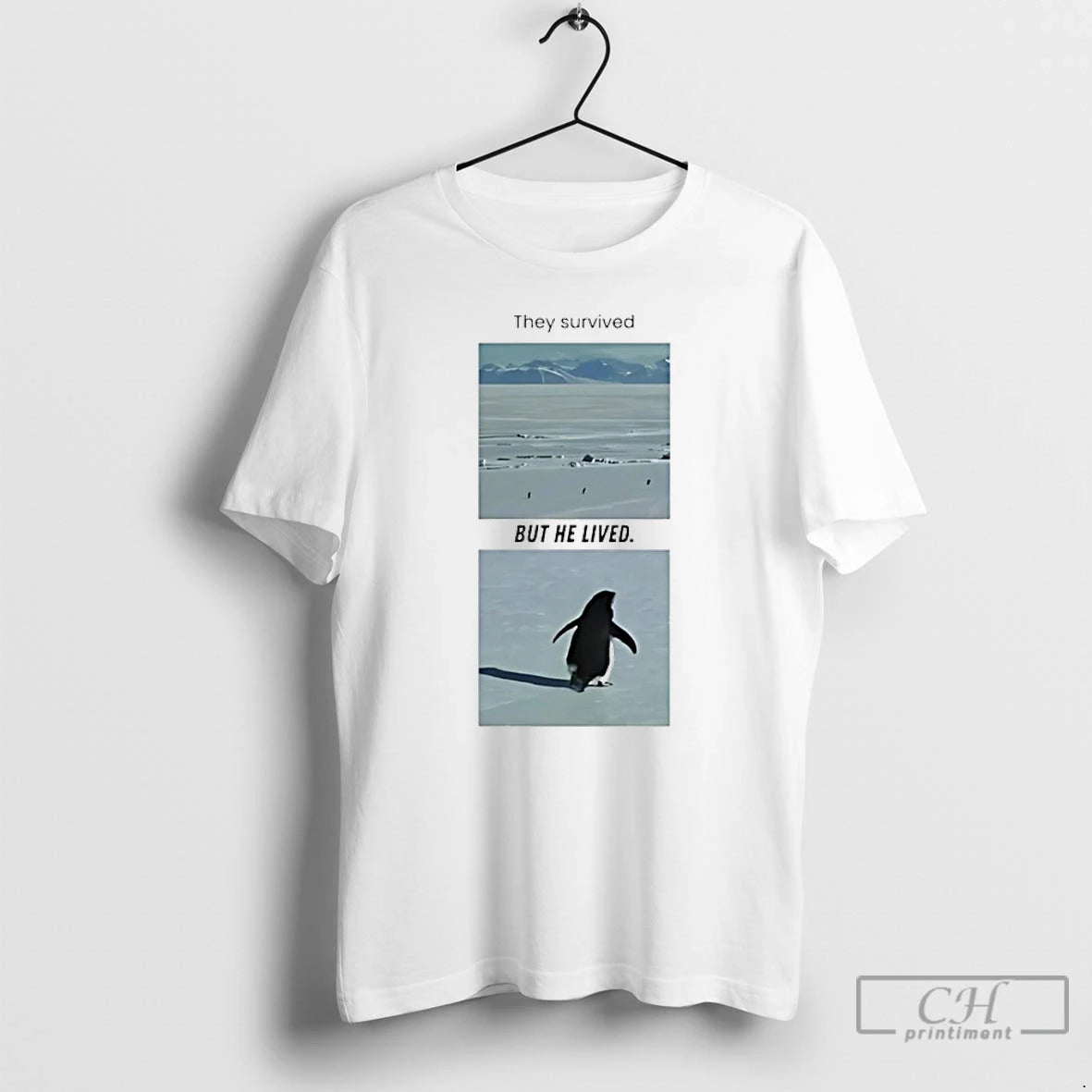 They Survived But He Lived But Why Penguin - clothing by TeeHivey.com