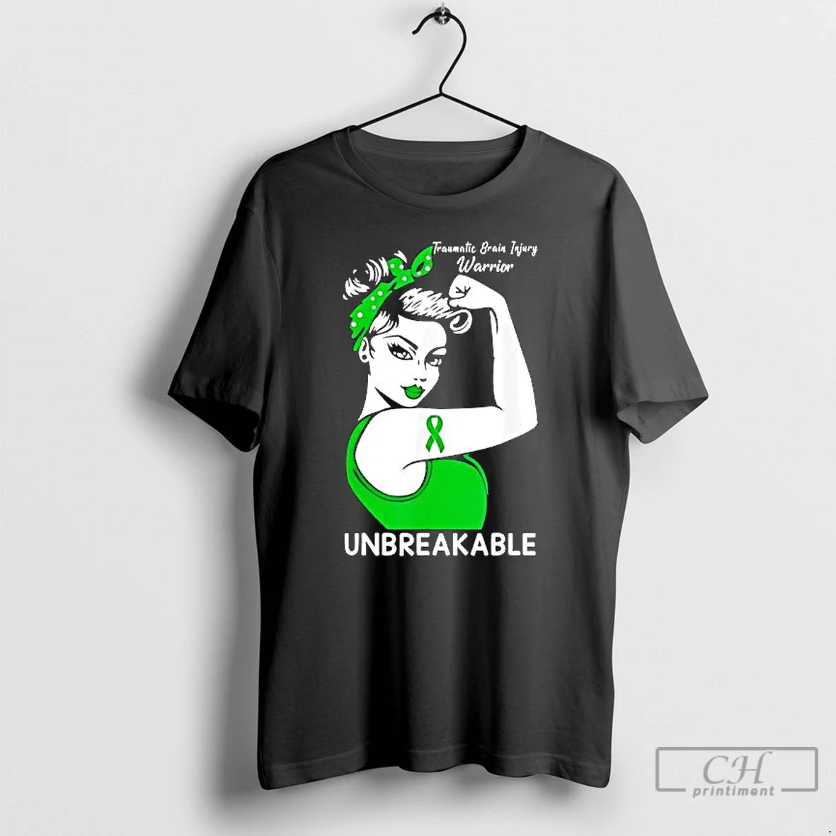 Premium Traumatic Brain Injury Warrior Unbreakable - clothing by TeeHivey.com