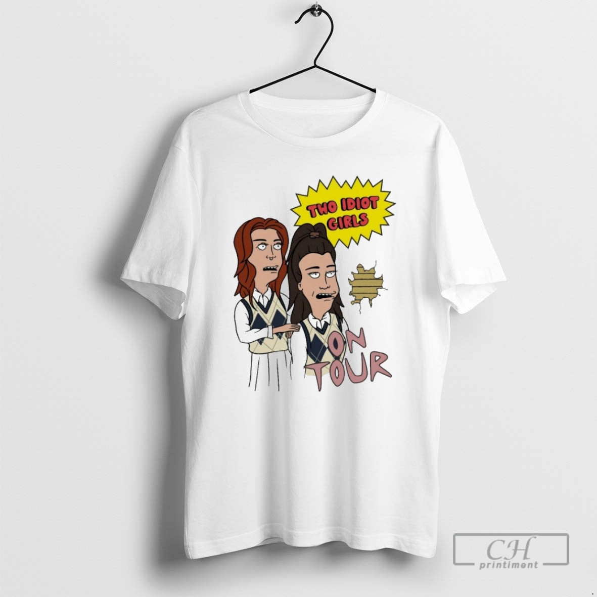 Premium Two Idiot Girls X Beavis And Butthead On Tour Shirt Sweater - clothing by TeeHivey.com