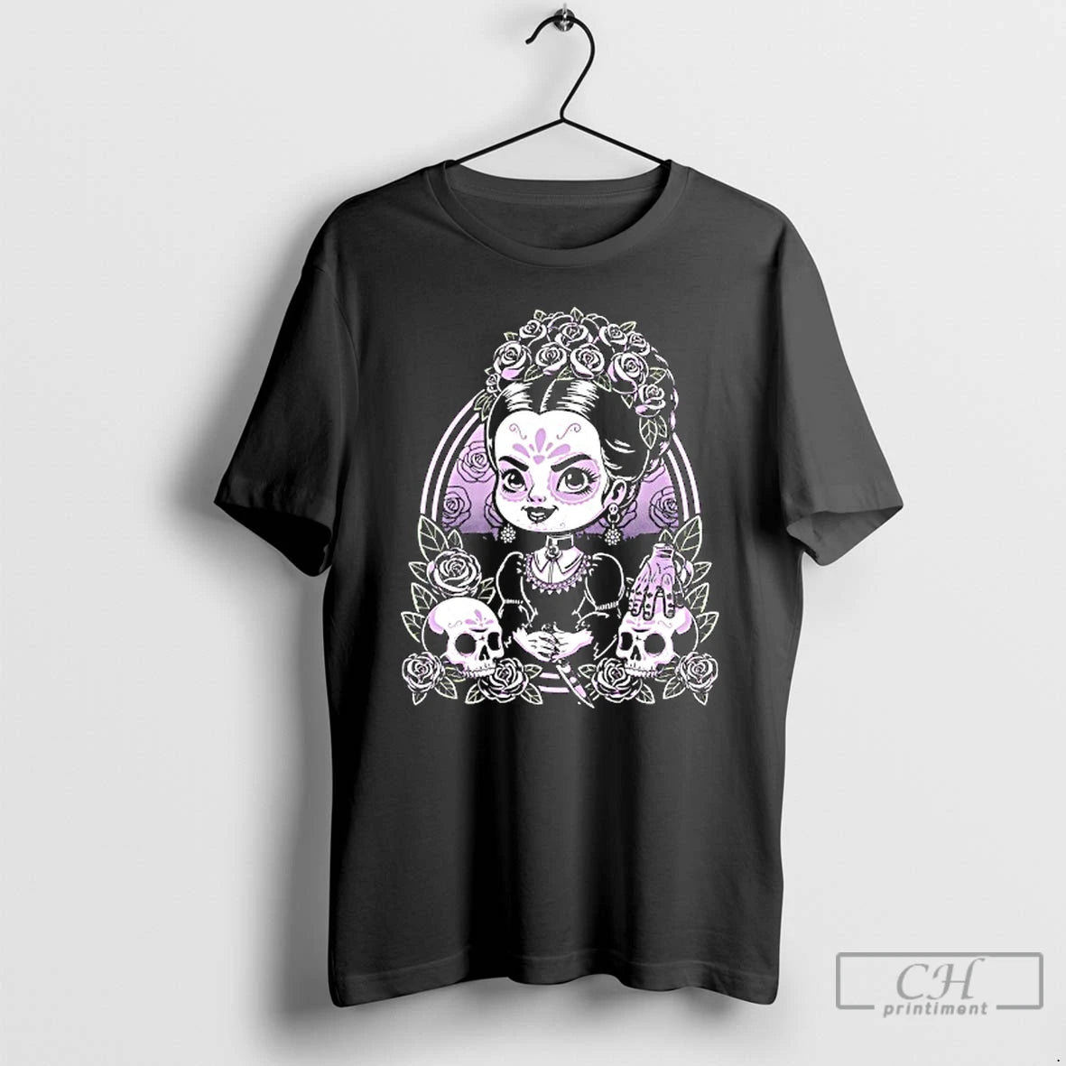 Premium Wednesday Addams Gothic Muerte Girl T Shirts - clothing by TeeHivey.com