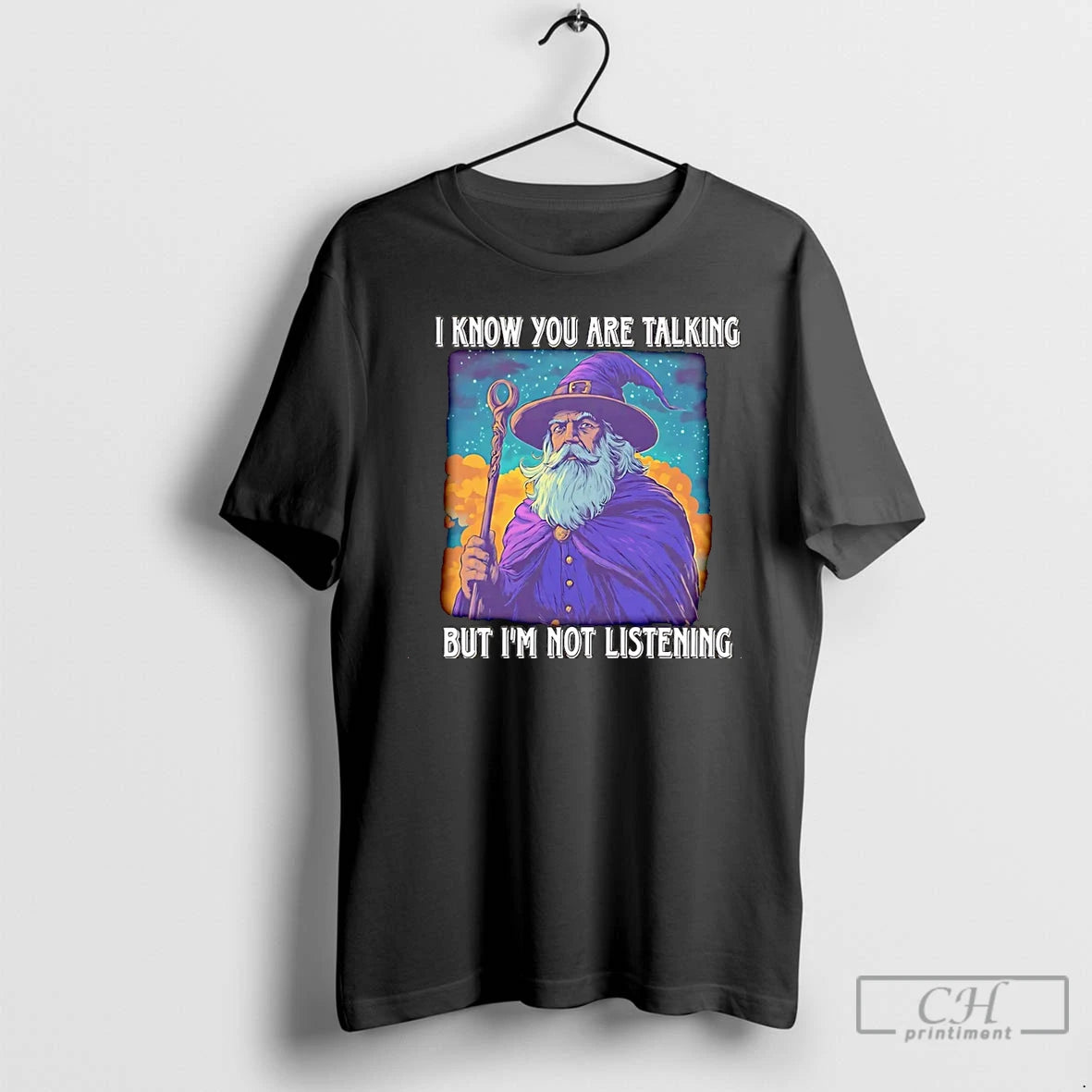 Premium Wizard I Know You Are Talking But Im Not Listening Christmas T Shirts Sweater - clothing by TeeHivey.com