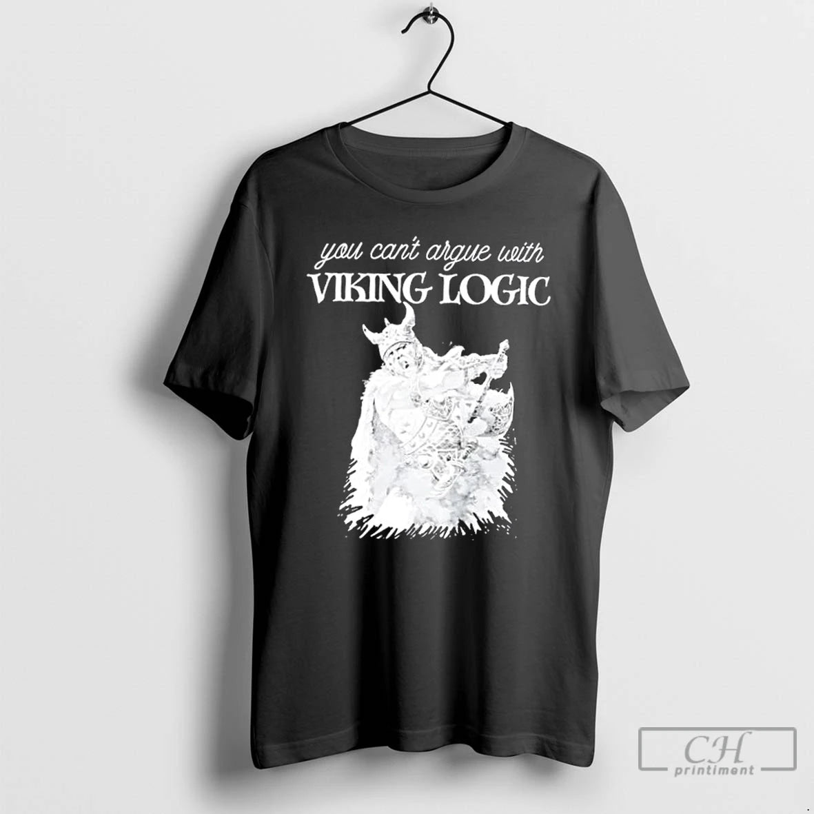 Premium You Cant Argue With Viking Logic T Shirts - clothing by TeeHivey.com