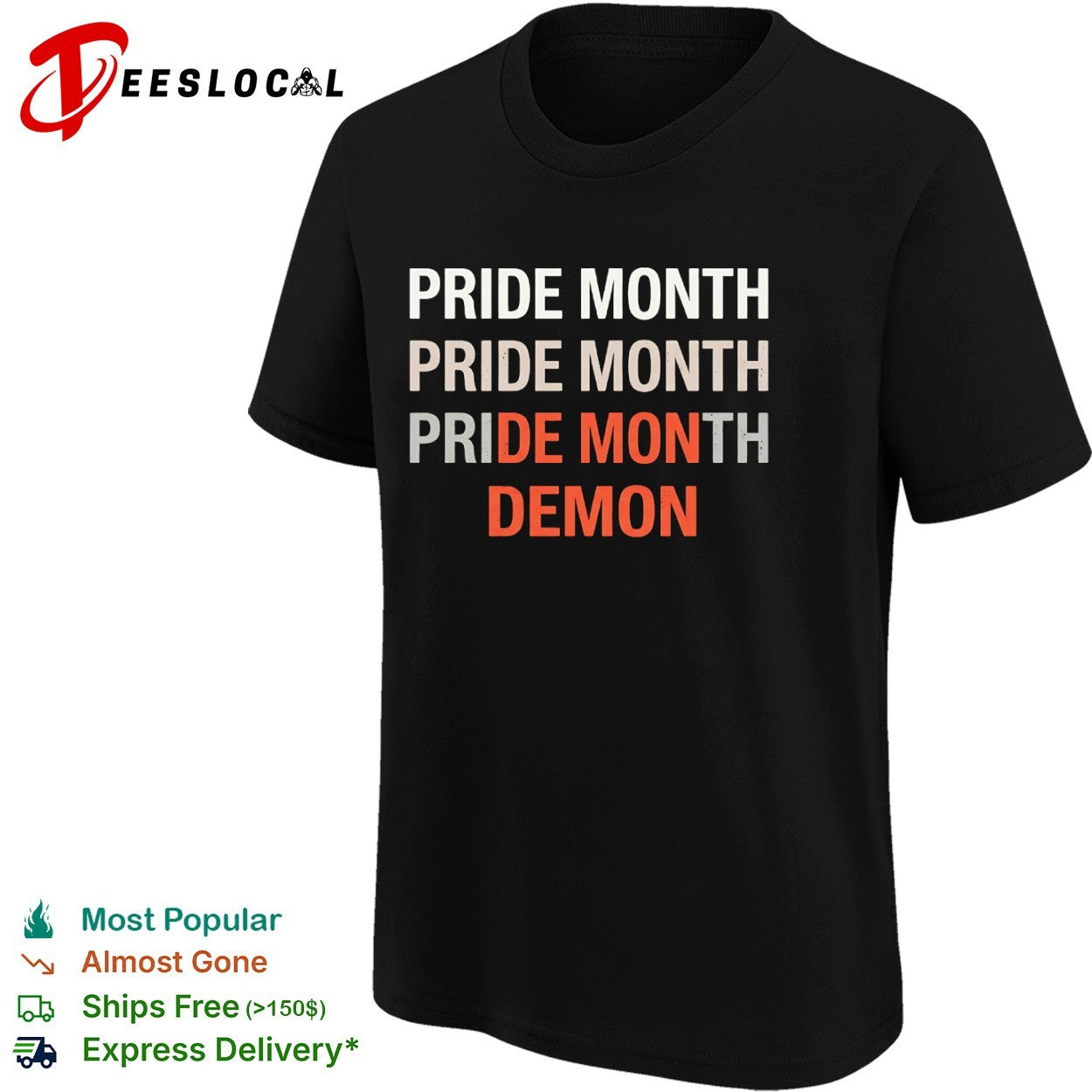 Pride Month De Mon Demon Shirt