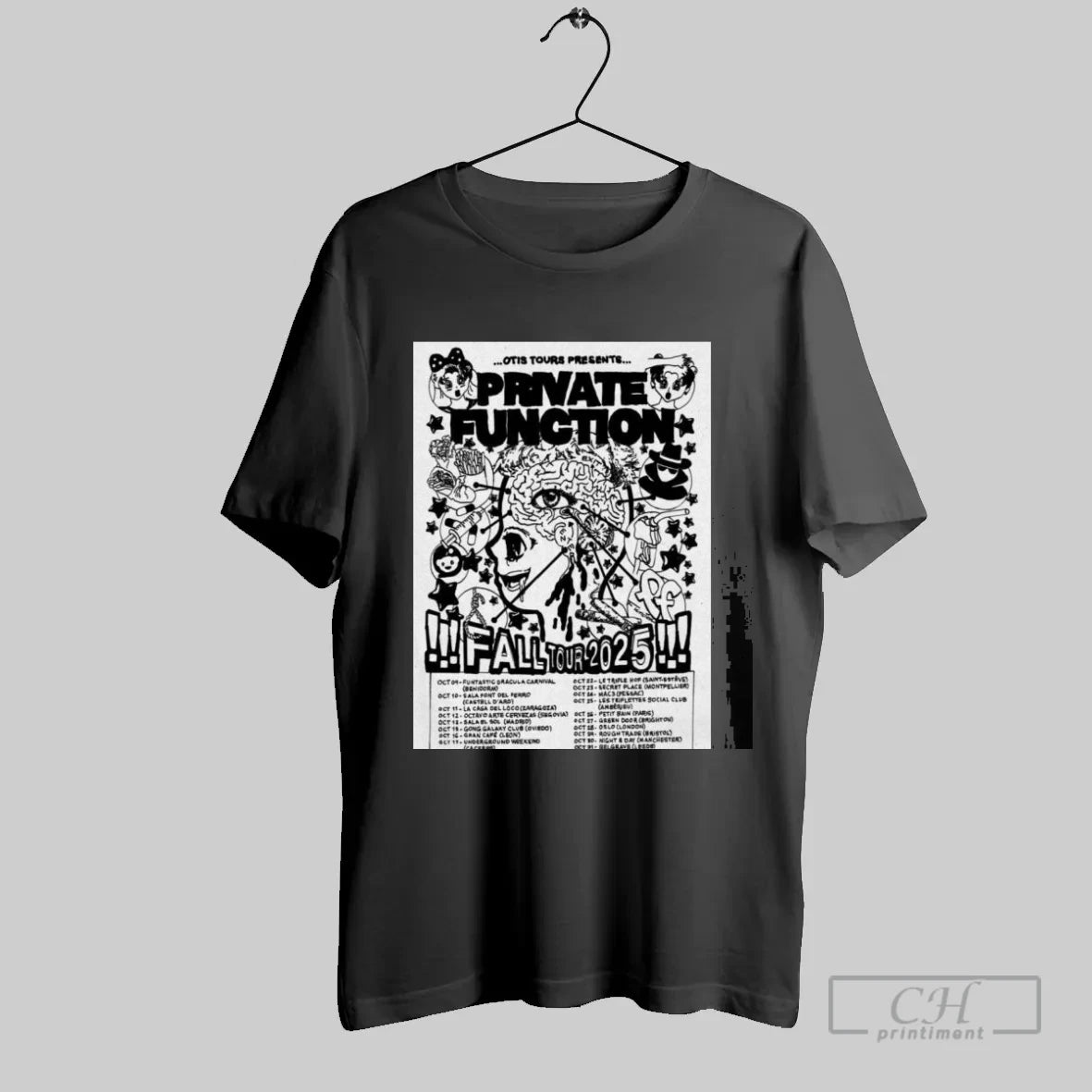 Private Function Fall Tour 2025 - clothing by TeeHivey.com