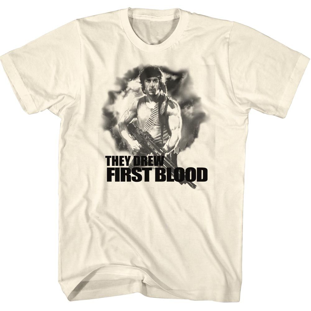 Rambo - First Blood - Short Sleeve - Adult - T-Shirt - clothing by TeeHivey.com
