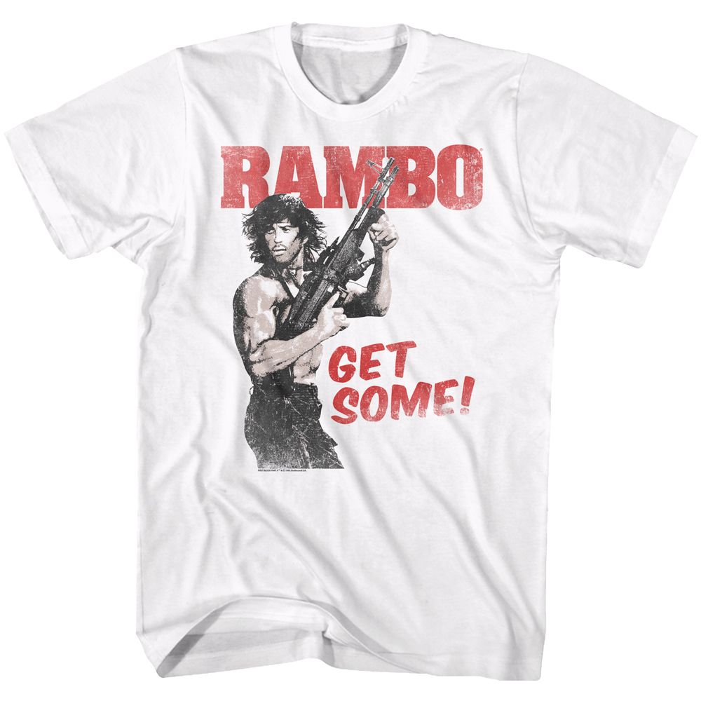 Rambo - Get Some - Short Sleeve - Adult - T-Shirt - clothing by TeeHivey.com