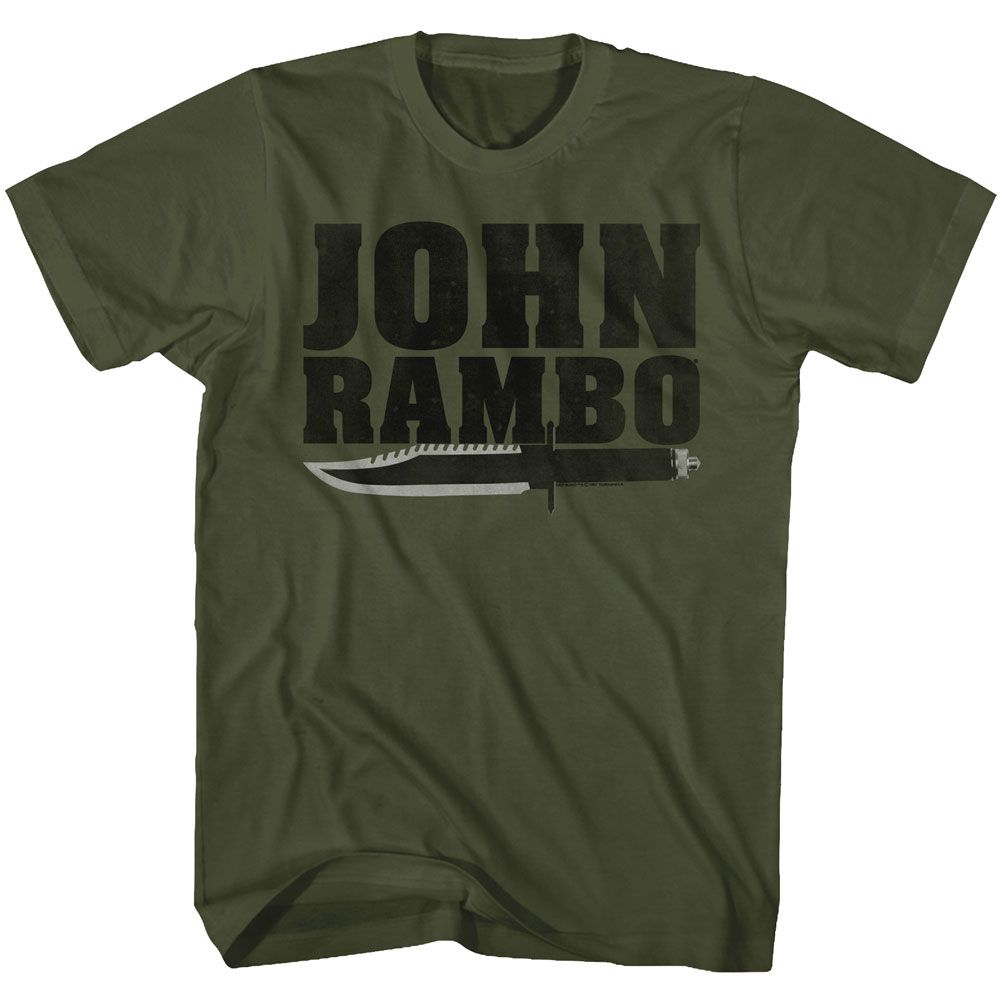 Rambo - Jonbo - Short Sleeve - Adult - T-Shirt - clothing by TeeHivey.com