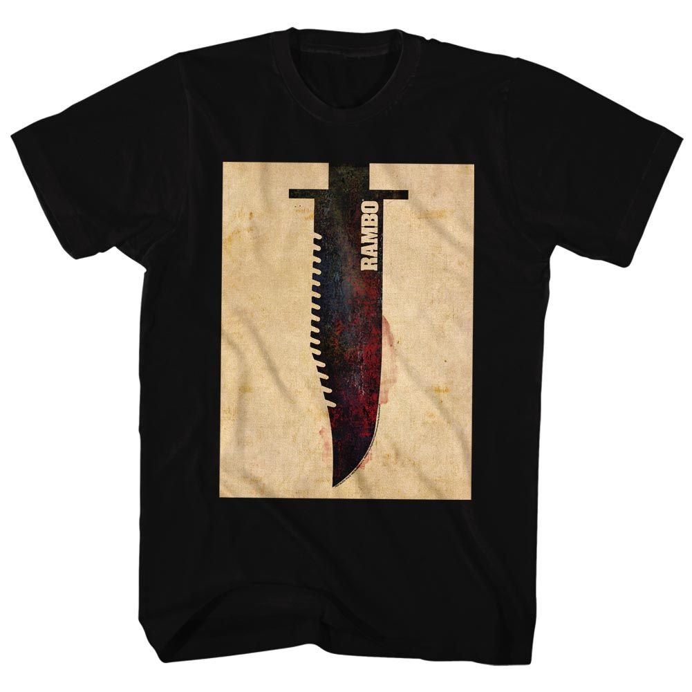 Rambo - Knife - Short Sleeve - Adult - T-Shirt - clothing by TeeHivey.com