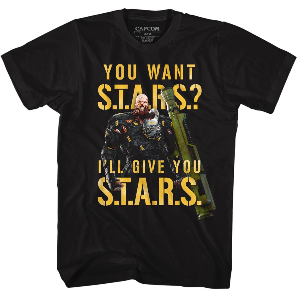 Resident Evil - I'll Give You Stars - Short Sleeve - Adult - T-Shirt - clothing by TeeHivey.com