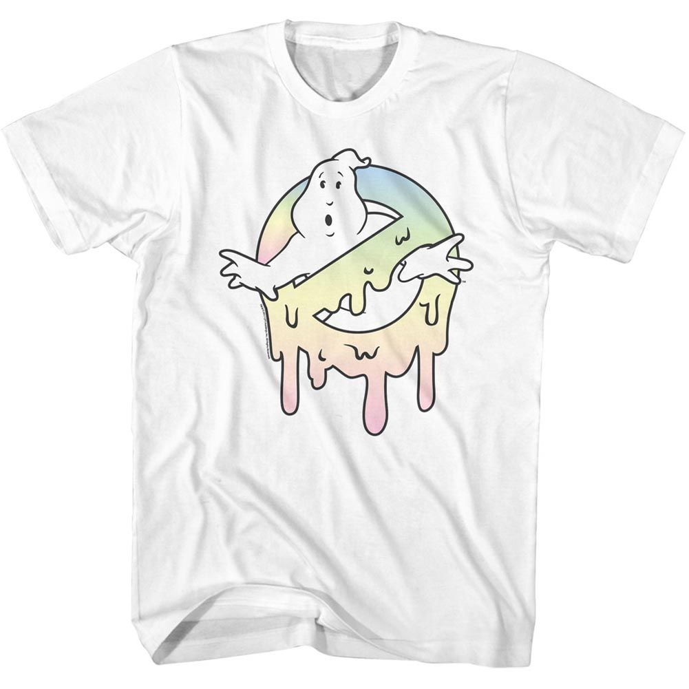 The Real Ghostbusters - Pastel Slime - Short Sleeve - Adult - T-Shirt - clothing by TeeHivey.com