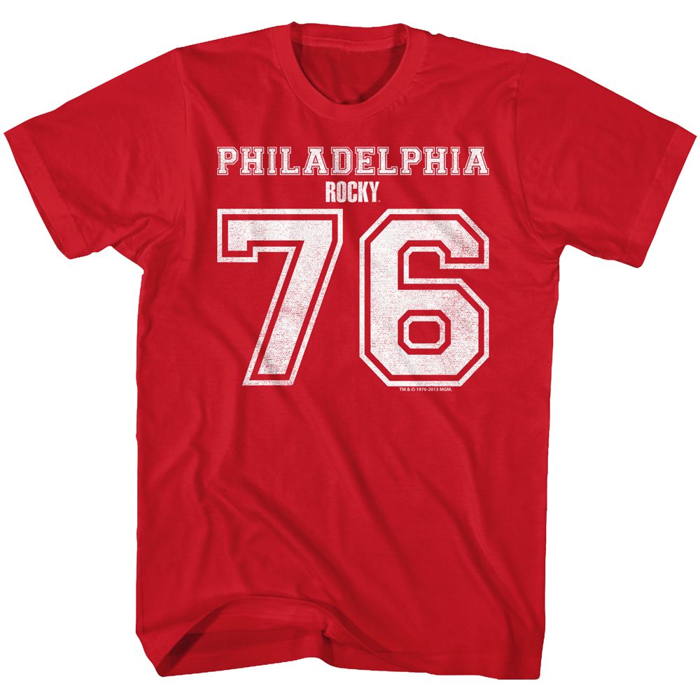 Rocky - Seventy Six - Short Sleeve - Heather - Adult - T-Shirt - clothing by TeeHivey.com