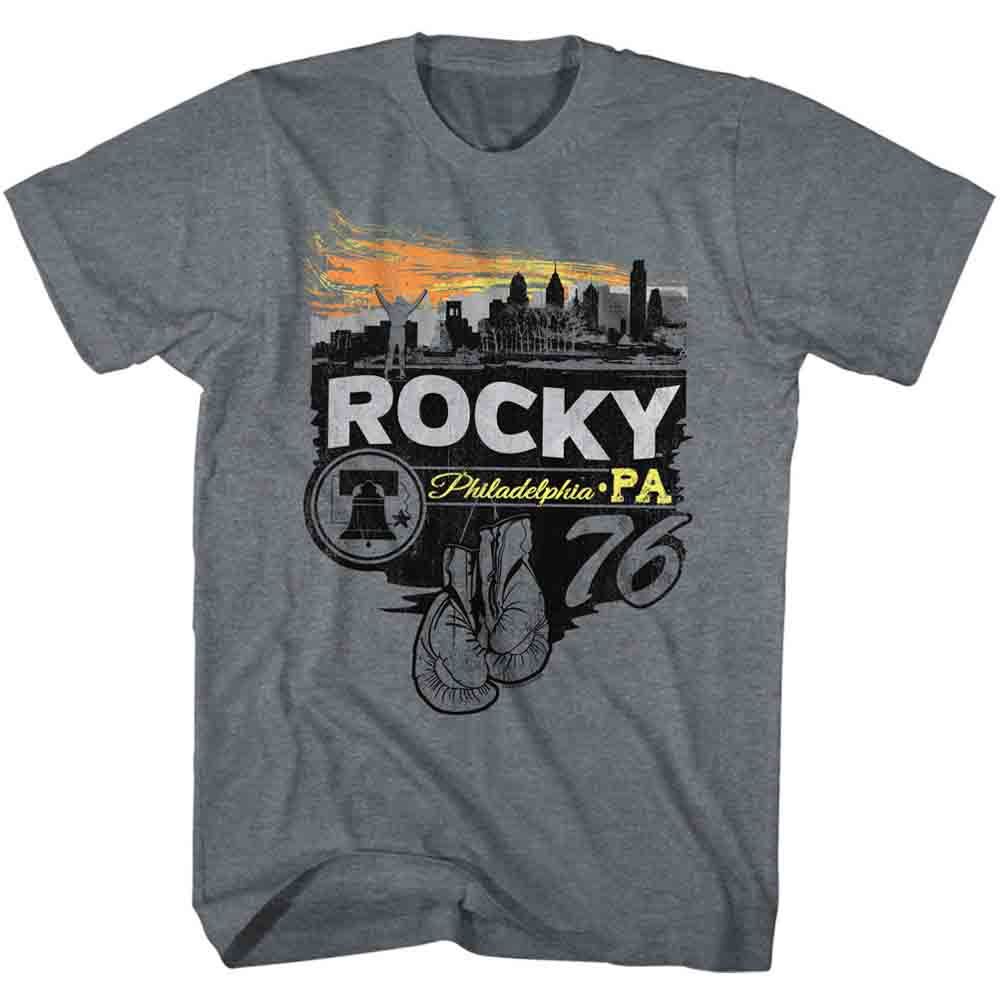 Rocky - Phillysteak - Short Sleeve - Heather - Adult - T-Shirt - clothing by TeeHivey.com