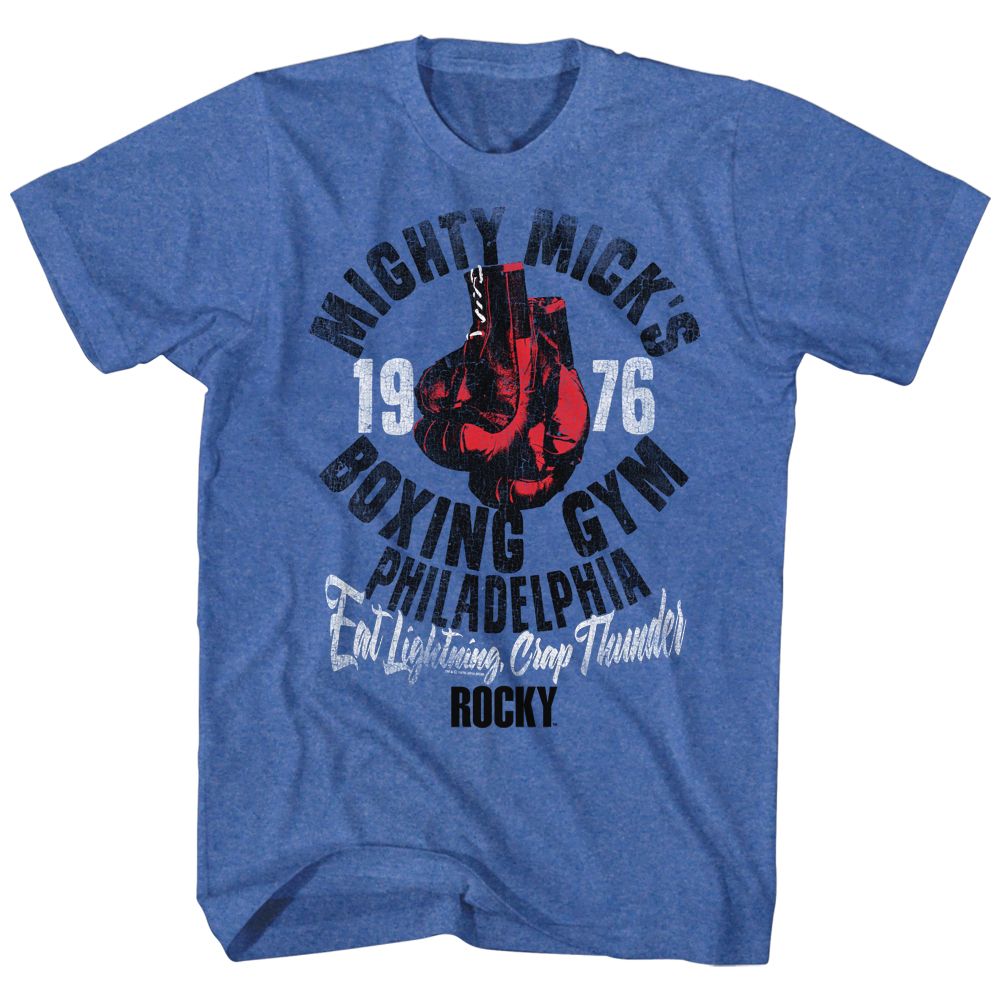 Rocky - Micks Gym - Short Sleeve - Heather - Adult - T-Shirt - clothing by TeeHivey.com