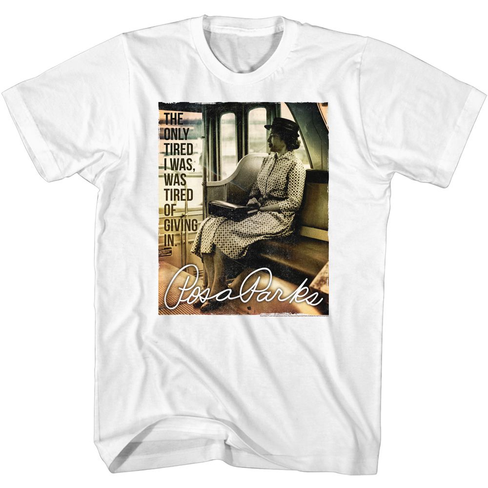 Rosa Parks - The Only Tired - Short Sleeve - Adult - T-Shirt - clothing by TeeHivey.com