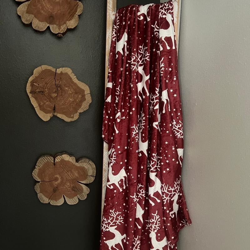 Red Christmas Blanket