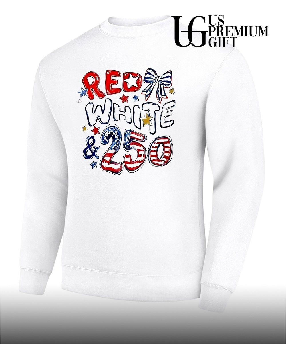 Red White and 250 USA 4th Of July shirt