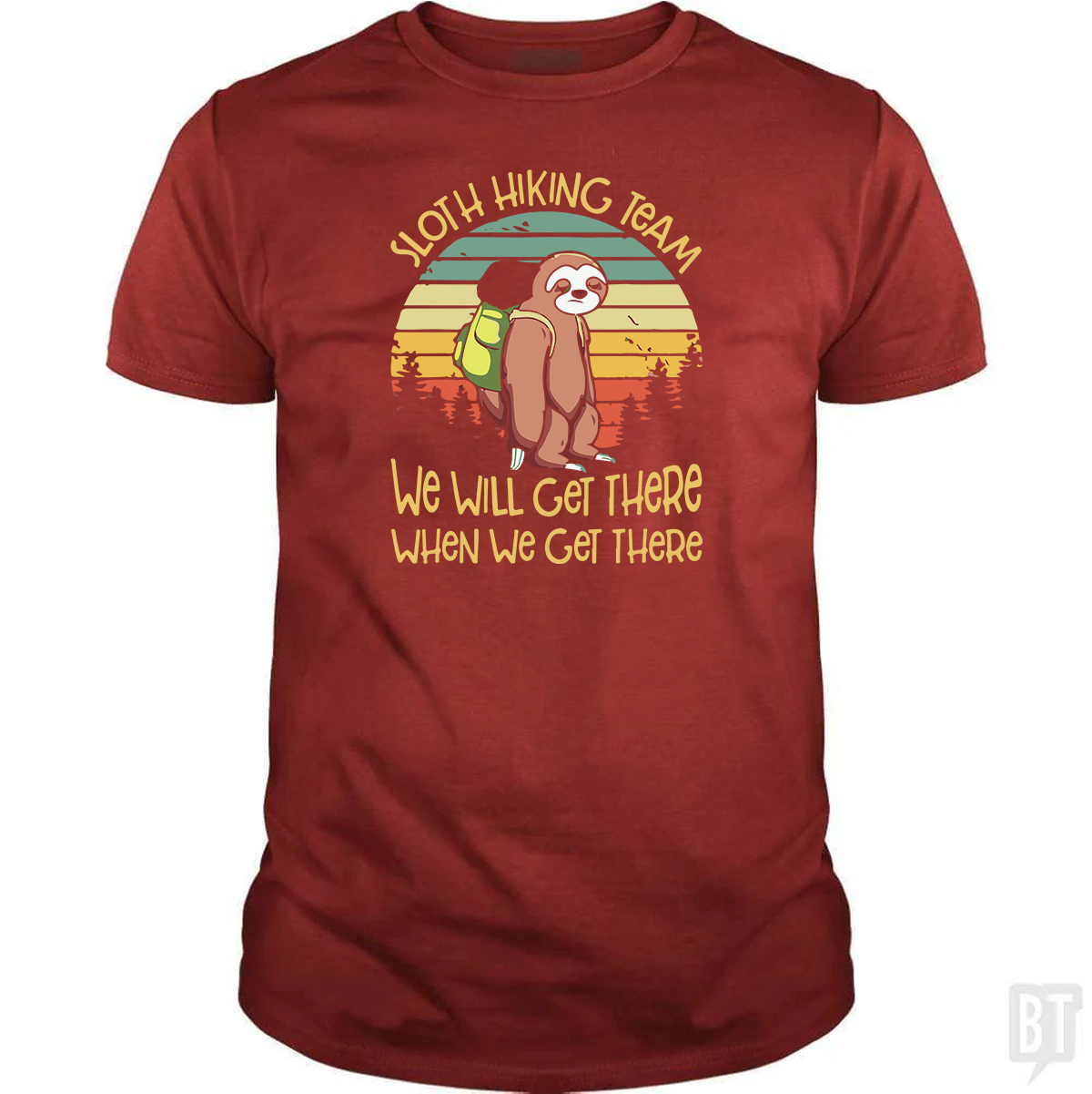 Funny Sloth Hiking Team
