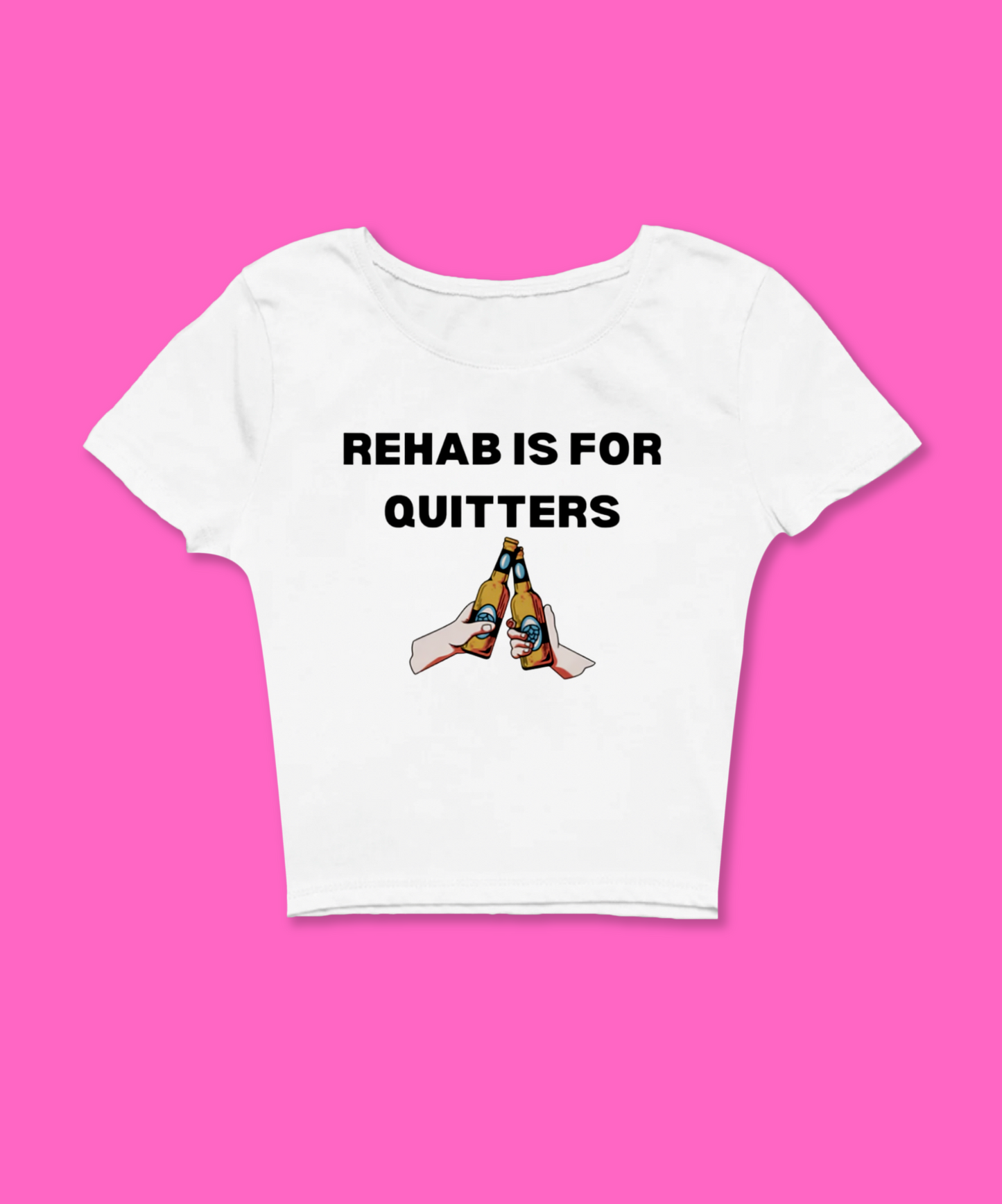 Rehab Is For Quitters Baby Tee - clothing by TeeHivey.com