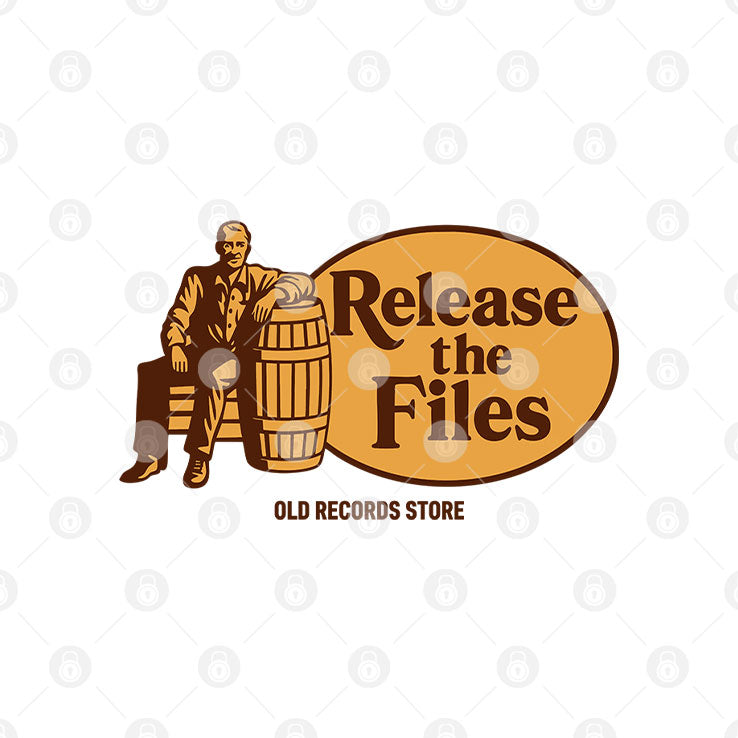 Release The Files Old Records Store T Shirt