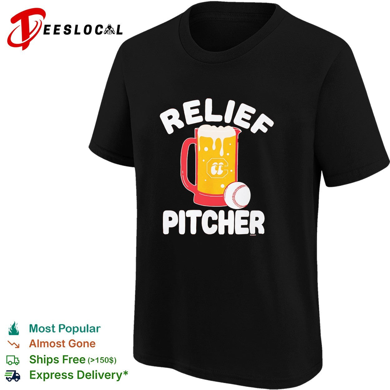 Relief Pitcher Chattanooga Lookouts Beer Night Baseball shirt