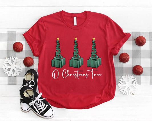 Respiratory Therapist Christmas Shirt, Oxygen Christmas Tree T-Shirt, Nurse Gift X-mas Party Tee, Funny Holiday Nursing Tee.