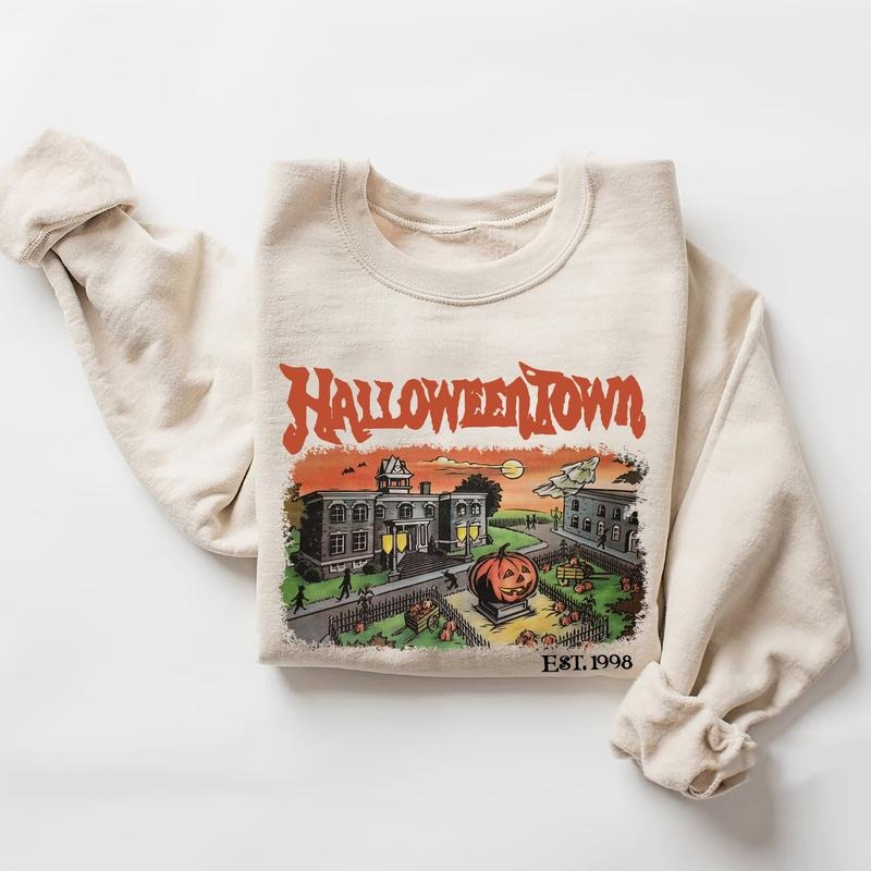 Retro Halloweentown University Sweatshirt, HalloweenTown Sweatshirt, Halloweentown University Sweater