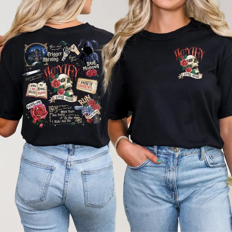 Run Little Mouse T-Shirt, Haunting Adeline Sweatshirt, Zade Meadows Hoodie, Cat And Mouse Duet Merch, Dark Romance Tee,...