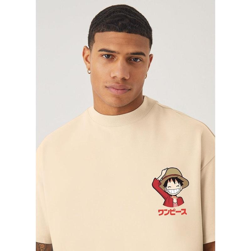 Run Luffy Men Oversized Printed T-Shirt , , Unisex T-Shirt, Crewneck Sweatshirt, Hoodie, anime shirt Sweatshirt, Hoodie, Comfort Colors