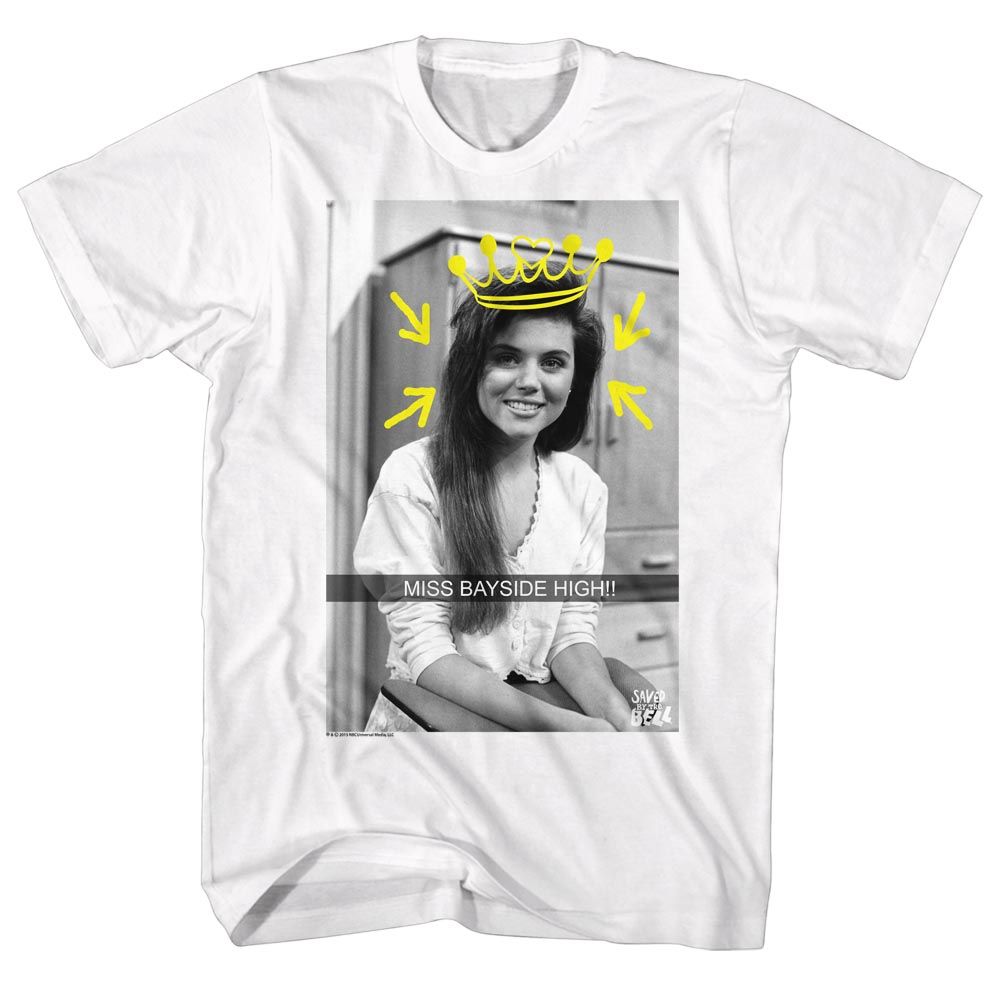 Saved By The Bell - Miss Bayside Snap - Short Sleeve - Adult - T-Shirt - clothing by TeeHivey.com