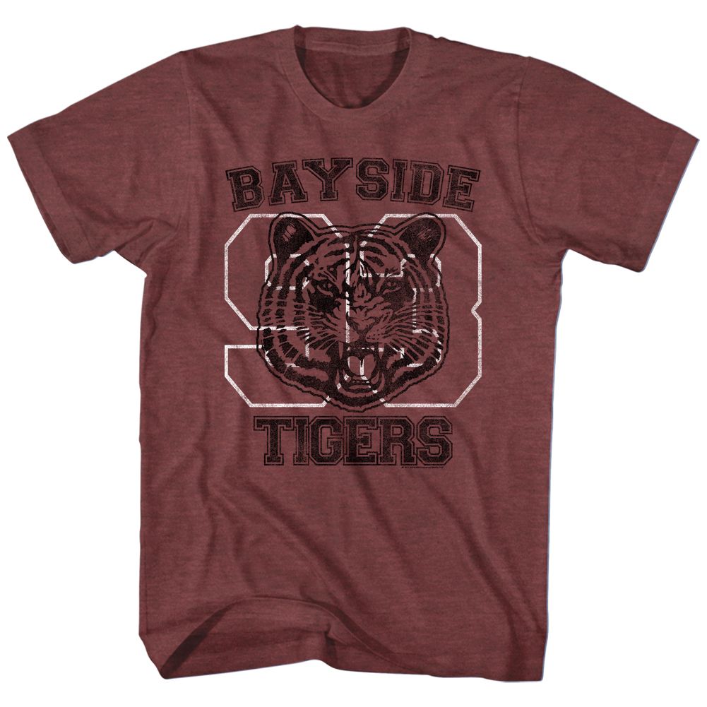 Saved By The Bell - Bayside Tigers 3 - Short Sleeve - Heather - Adult - T-Shirt - clothing by TeeHivey.com