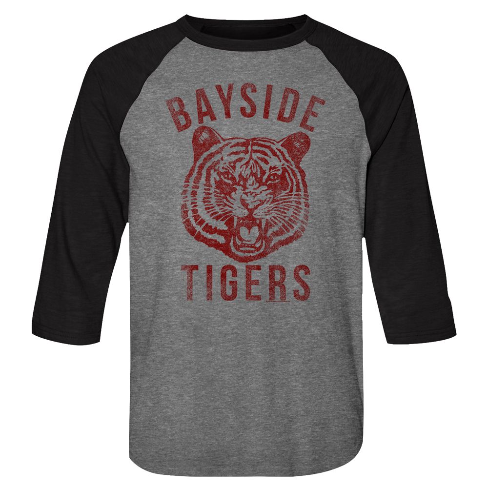 Saved By The Bell - Bayside - 3/4 Sleeve - Heather - Adult - Raglan Shirt