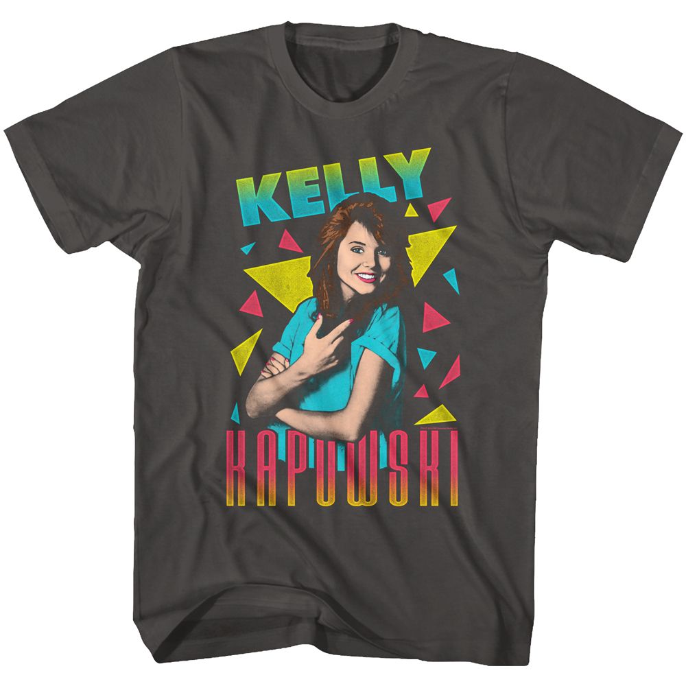 Saved By The Bell - Kelly Triangles - Short Sleeve - Adult - T-Shirt - clothing by TeeHivey.com