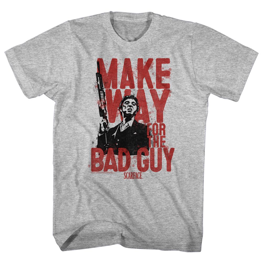 Scarface - The Bad Guy - Short Sleeve - Heather - Adult - T-Shirt