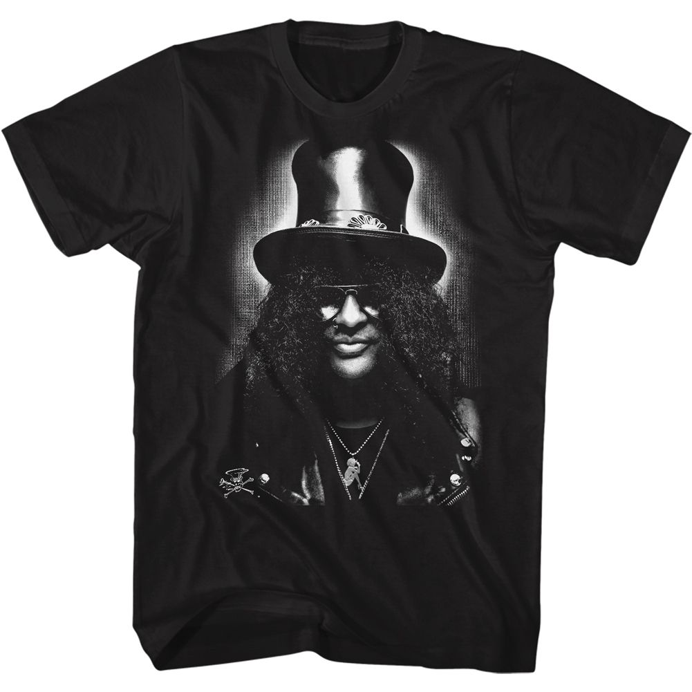 Slash - Black & White - Short Sleeve - Adult - T-Shirt - clothing by TeeHivey.com
