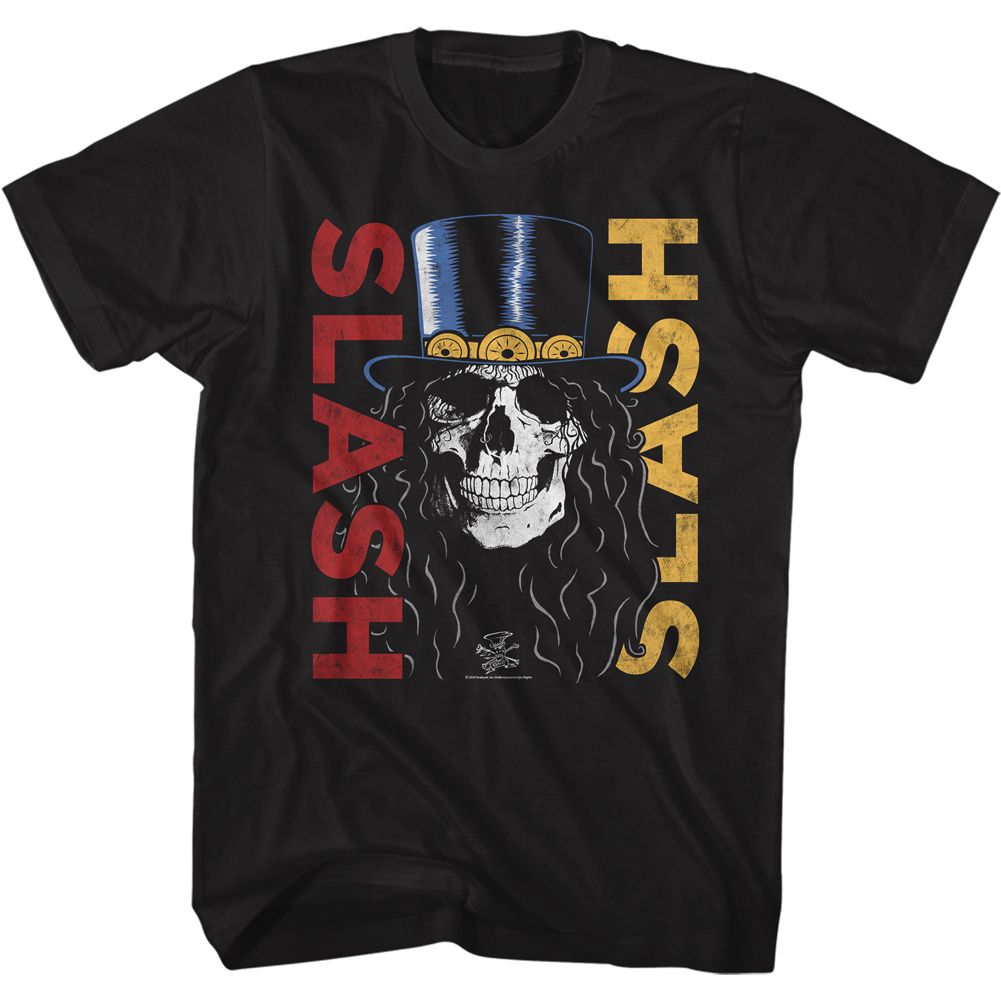 Slash - Double Skull - Short Sleeve - Adult - T-Shirt - clothing by TeeHivey.com