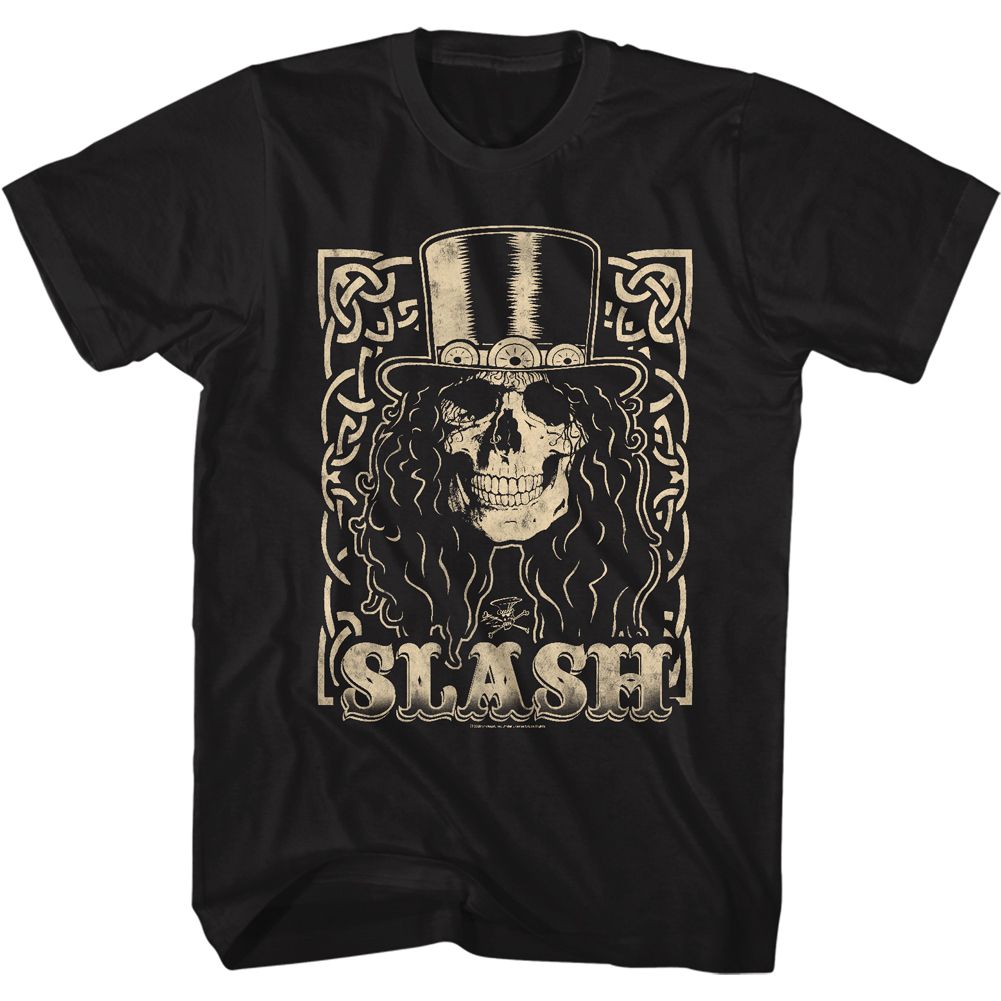 Slash - Skull Cream - Short Sleeve - Adult - T-Shirt - clothing by TeeHivey.com