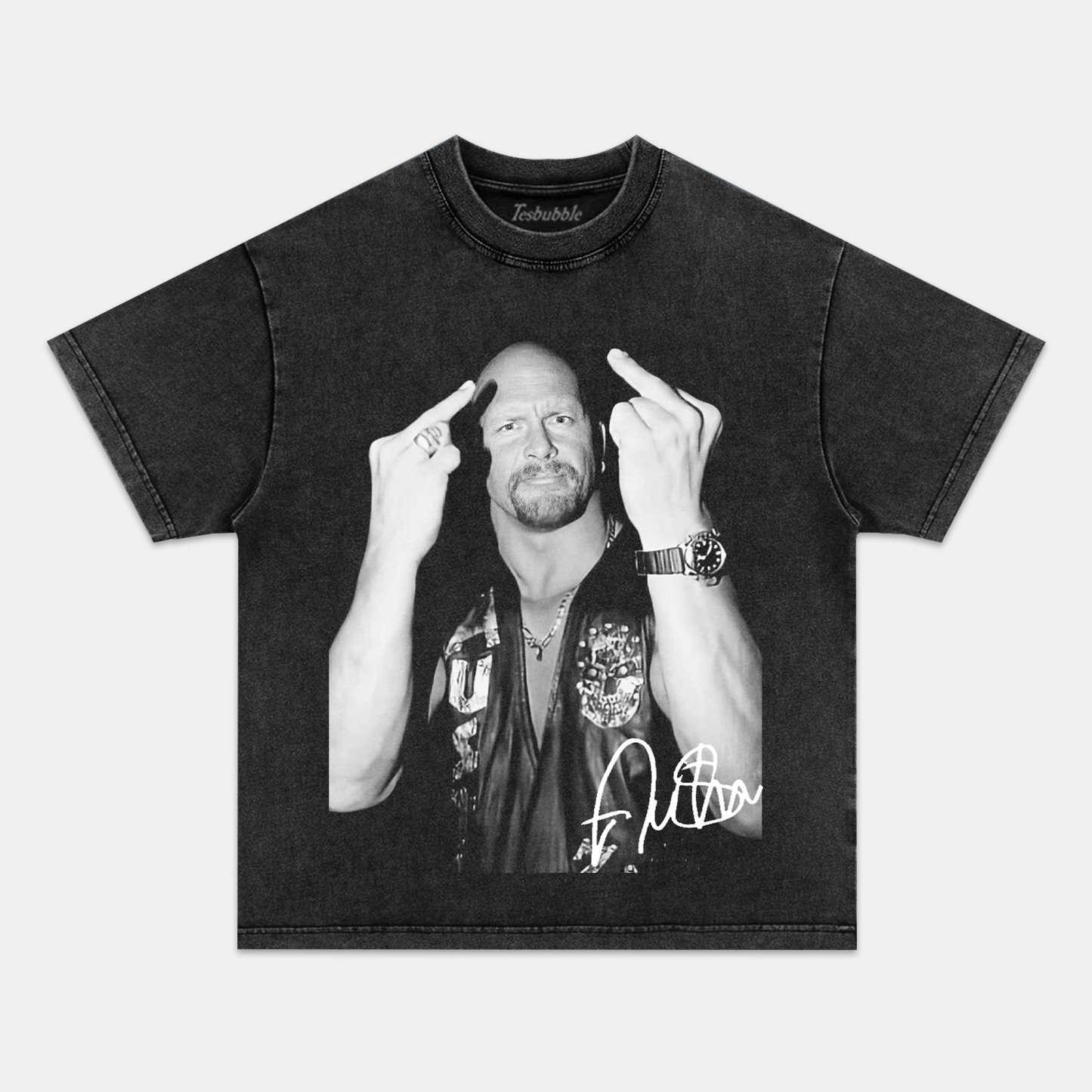 STONE COLD STEVE AUSTIN TEE Style001 - clothing by TeeHivey.com (Image 4)